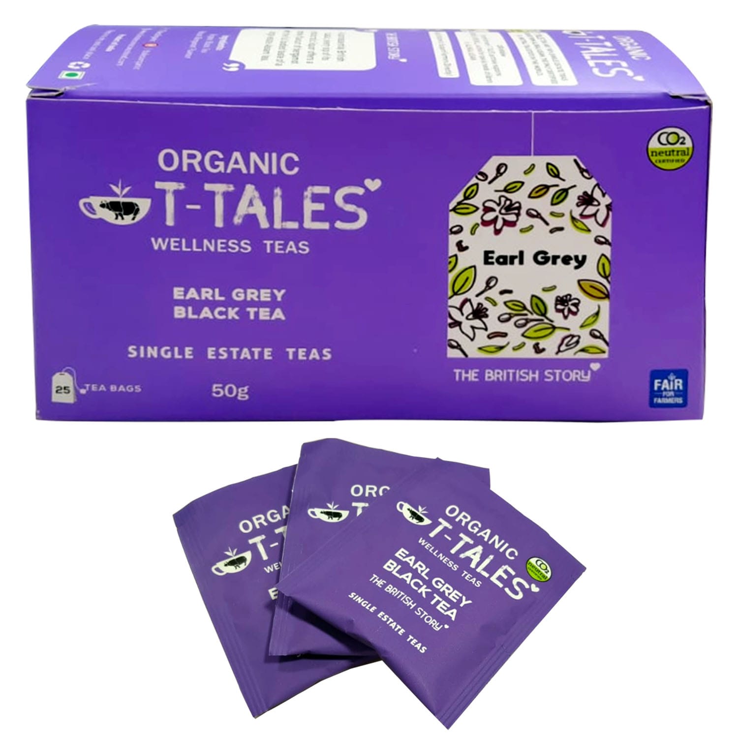 Earl-Grey-Black-Tea-Tea-Bags-2 Earl Grey Black Tea – Tea Bags (25 Tea Bags, 50g) - Image 1