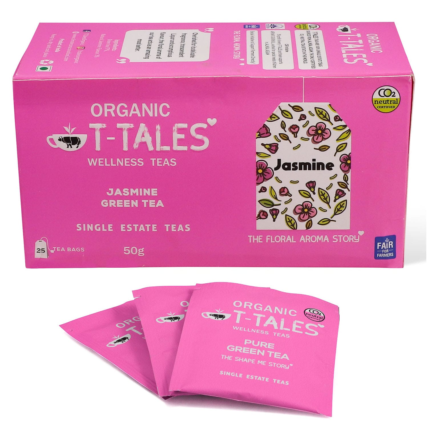 Jasmine-Green-Tea-Tea-Bags-2 Jasmine Green Tea – Tea Bags (25 Tea Bags | 50g) - Image 1