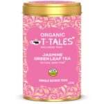 Jasmine Green Leaf Tea | Premium Single Estate Green Tea | 100g Tin