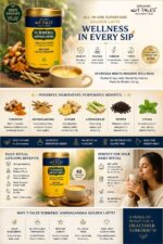 Turmeric Ashwagandha Instant Latte Powder | 100g - Image 3